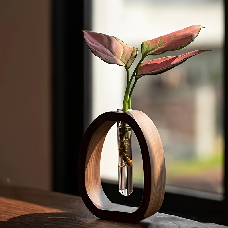 Snake Plant Ceramic - 1pc nogueira conjunto de flores madeira