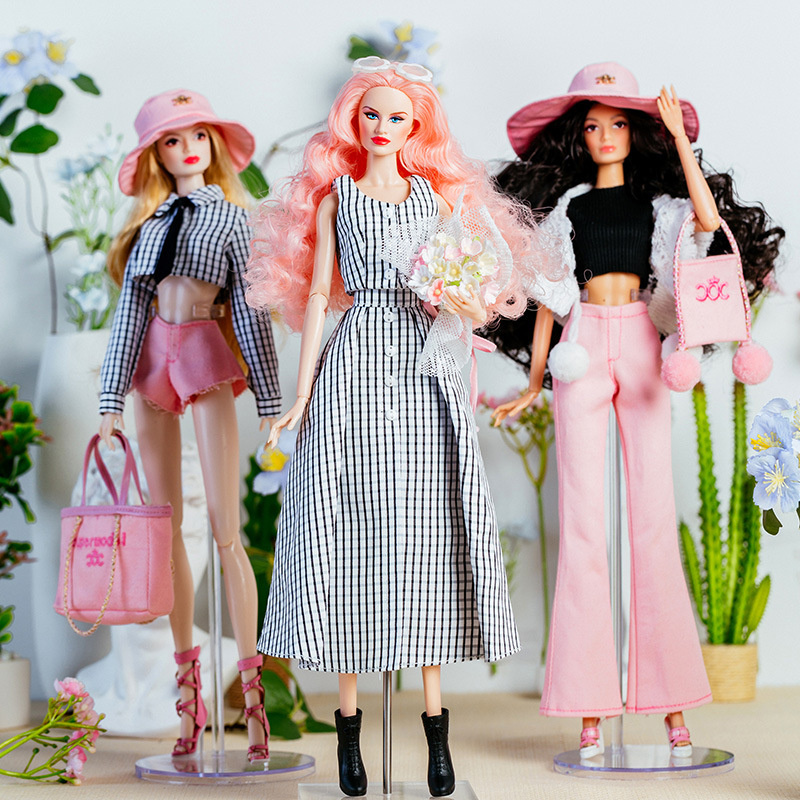 Philodendron Pink Princess - 32cm supermodelo boneca roupas terno moda