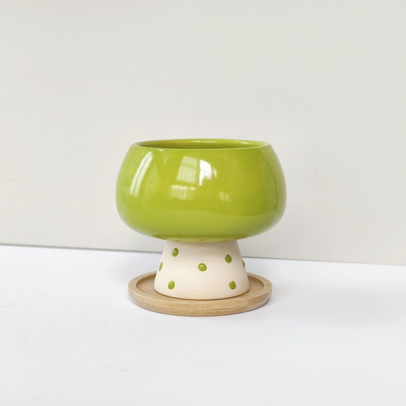 Snake Plant Ceramic - Vaso de Cerâmica Minimalista e Estiloso