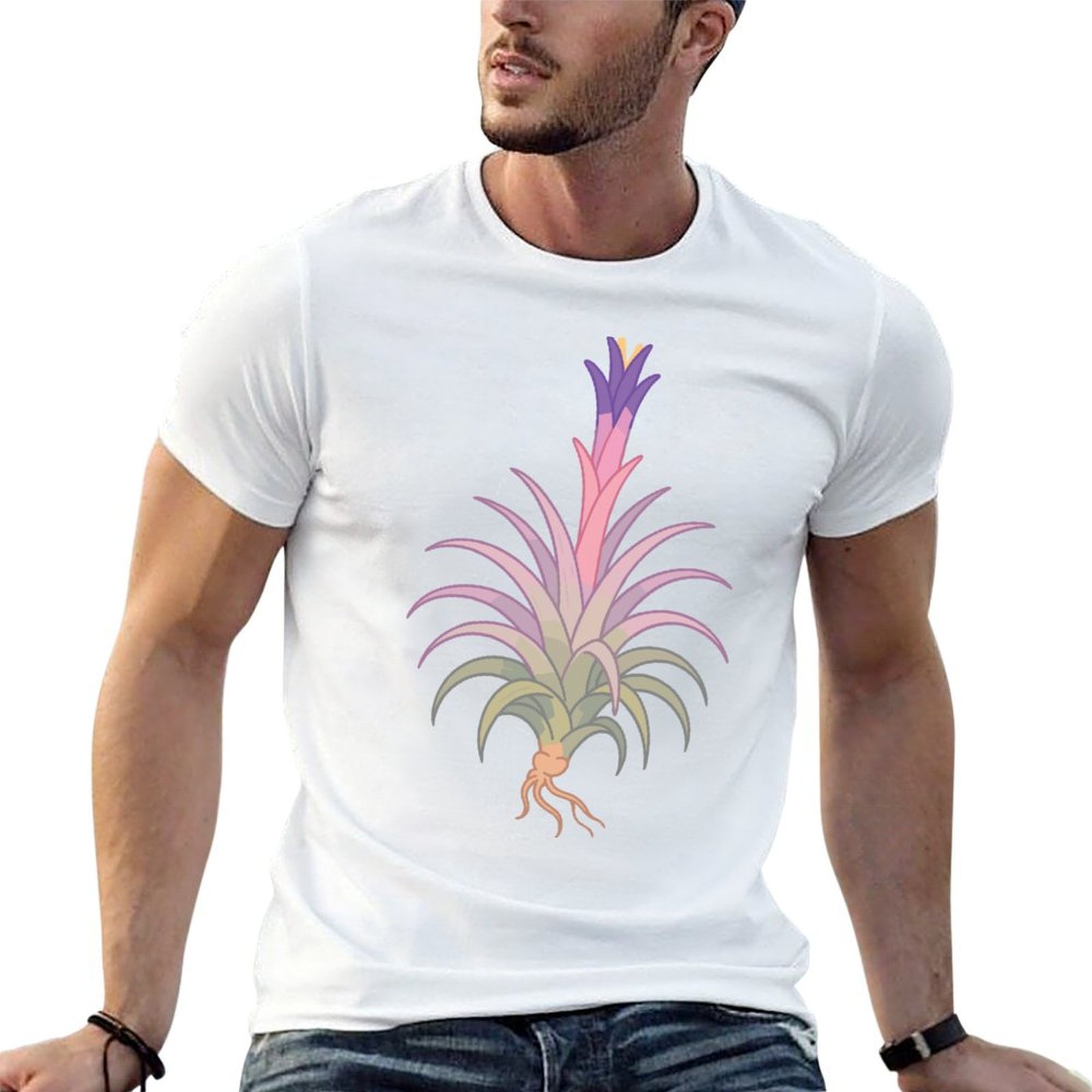 Air Plant Tillandsia - Blooming Tillandsia - Camiseta com design