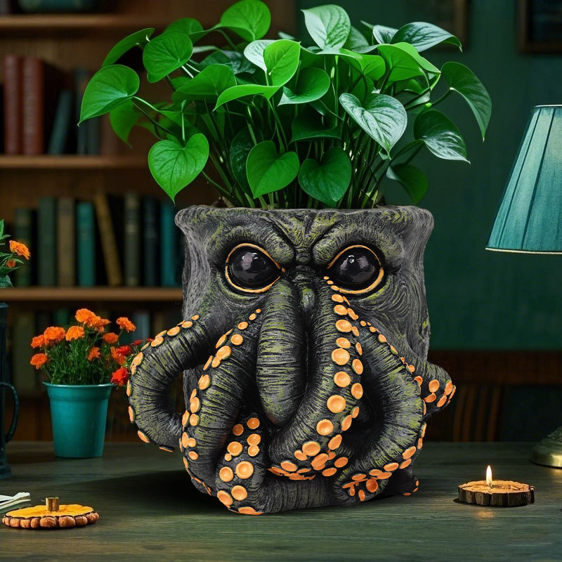 Snake Plant Ceramic - Vaso de Resina Criativo - Tigre,
