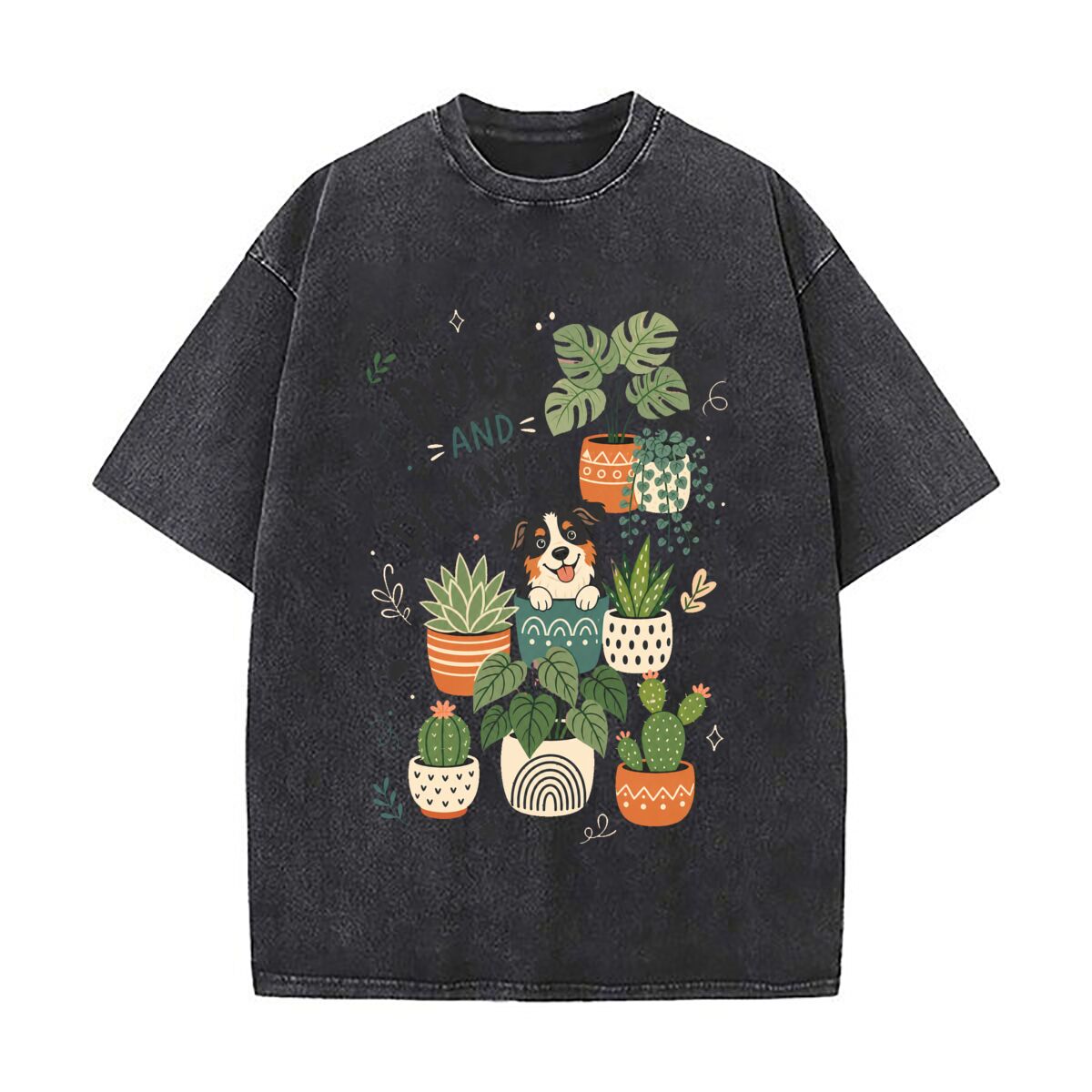 The Plant Parent - Camisetas Streetwear Soltas com Estampa Divertida