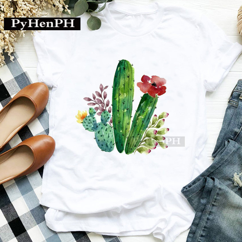 Camiseta Feminina de Verão com - The Plant Parent avaliação e preço