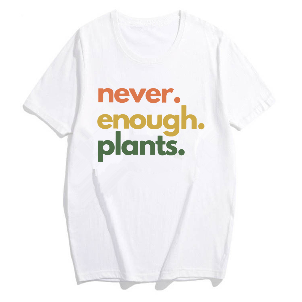 Camiseta Retro 'Never Enough P - Plant Parenthood avaliação e preço