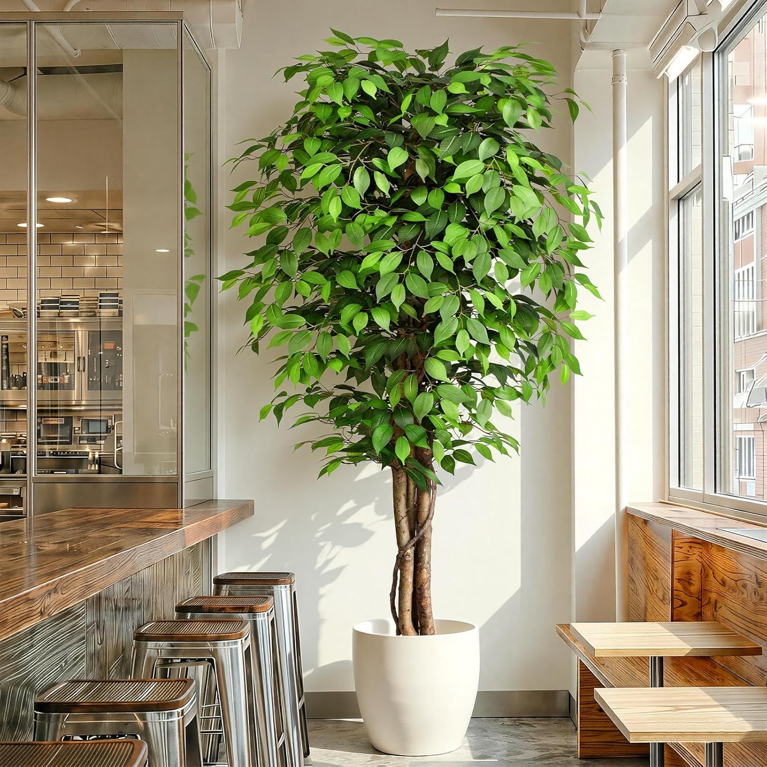 Árvore Ficus Artificial Realis - Fiddle Leaf Fig avaliação e preço