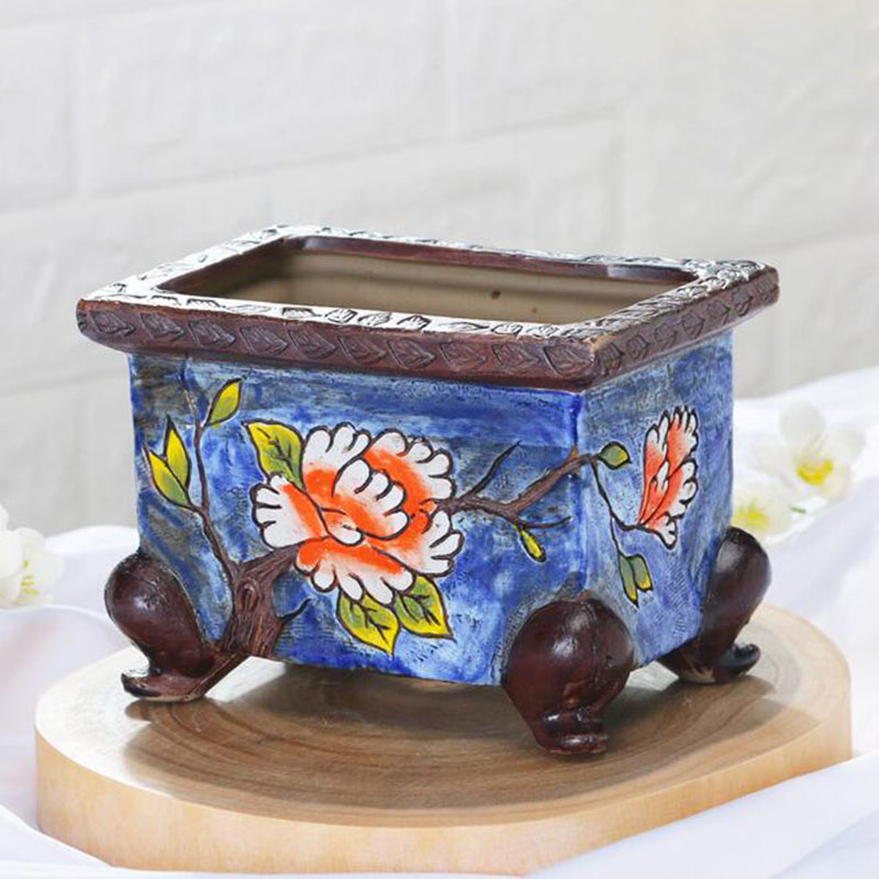 Padrão Floral Pintado À Mão Va - Snake Plant Ceramic avaliação e preço
