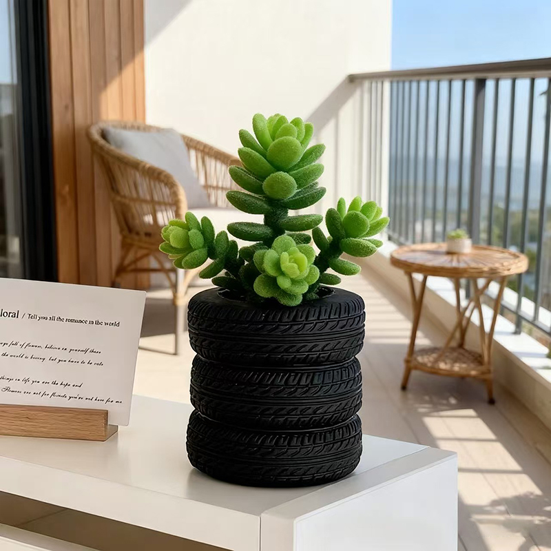 Vaso Criativo de Resina em For - Snake Plant Ceramic avaliação e preço