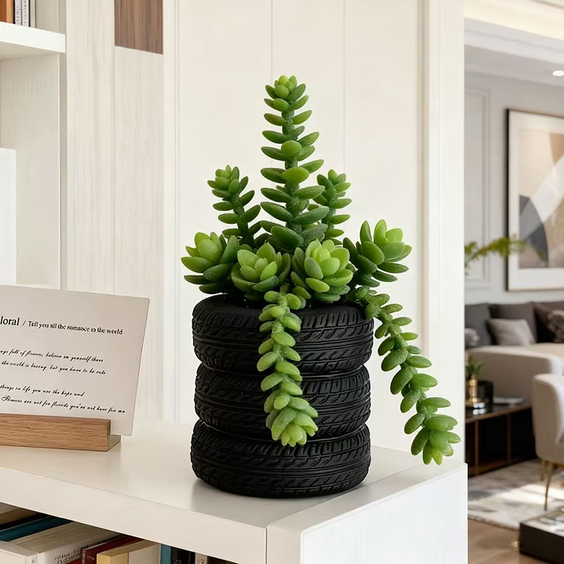 Vaso Criativo de Resina em For - Snake Plant Ceramic avaliação e preço