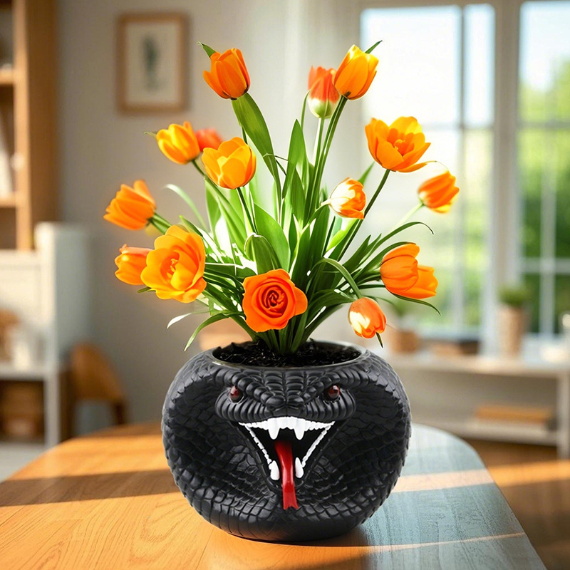 Vaso de Resina Criativo - Tigr - Snake Plant Ceramic avaliação e preço