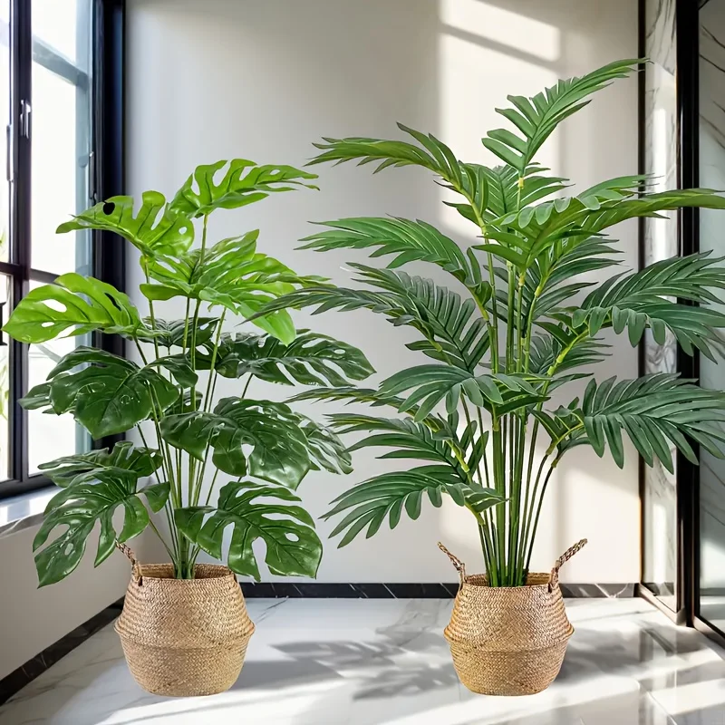 2 pçs verde 24 folhas plantas  - Fiddle Leaf Fig avaliação e preço