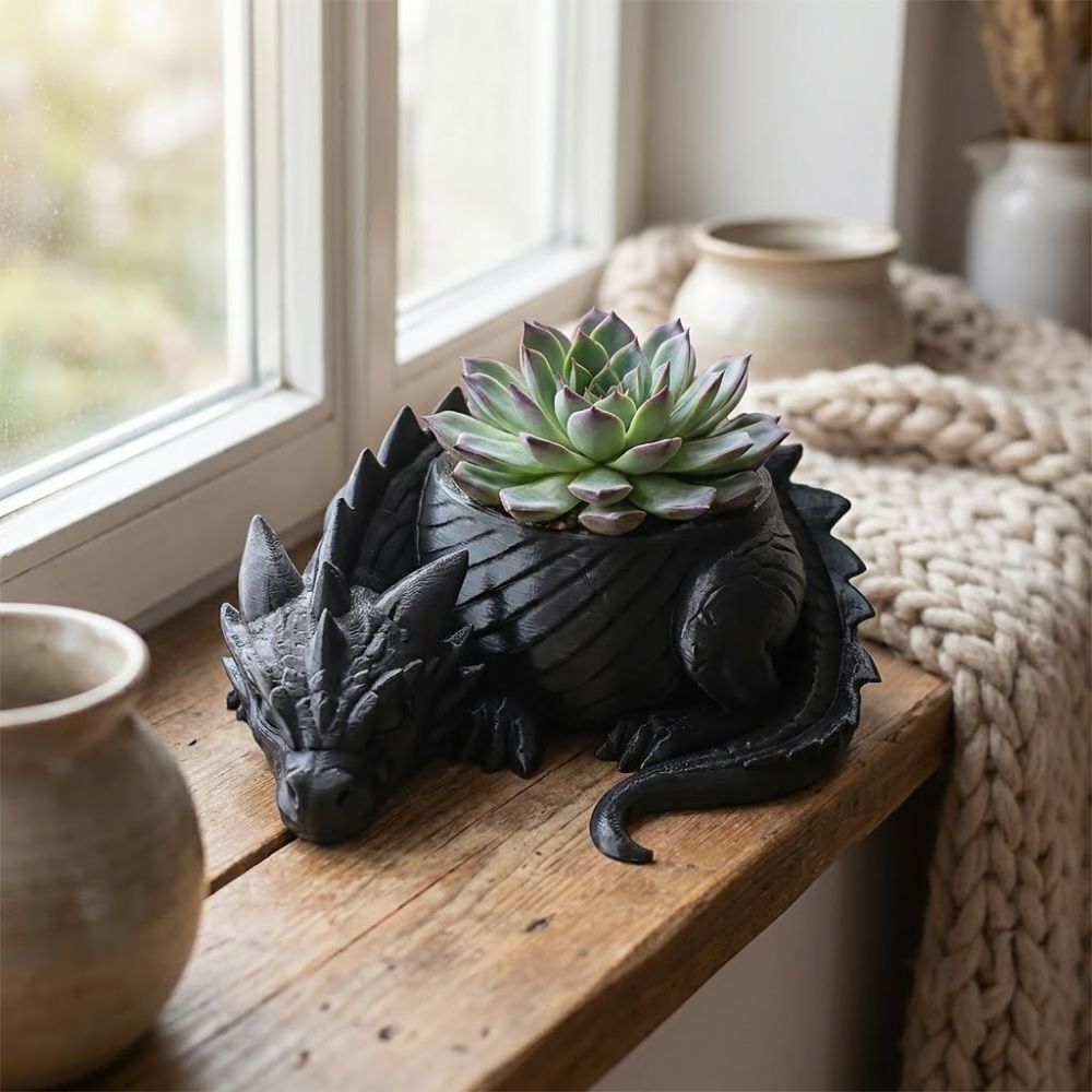 Vaso de Planta em Forma de Dra - Snake Plant Ceramic avaliação e preço