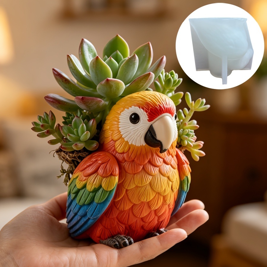 Molde de Silicone de Resina pa - Plant Parenthood avaliação e preço