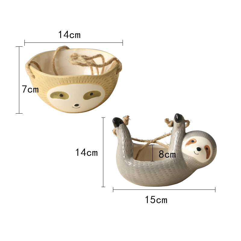 1 pçs cerâmica pendurado vasos - Snake Plant Ceramic avaliação e preço